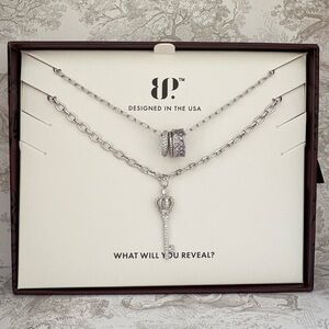 NEW - Bomb Party Fall Luxe Layers Necklaces Set Determined to Rise